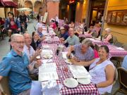 GA Choir - Italy 2023 Jun - Bologna Restaurant il Moro Stephen Steve Helen Rebecca Hattie Tony Nev Brian